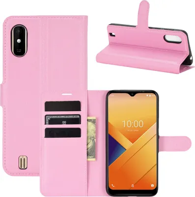 Immagine prodotto di Per Wiko Y81 Custodia del telefono cellulare Rosa Custodia Custodia in pelle artificiale Custodia di protezione Cap