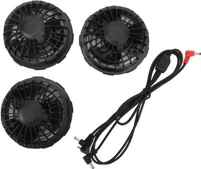 Image de 3pcs Ventilateur gilet de refroidissement 7.4 V DC plastique