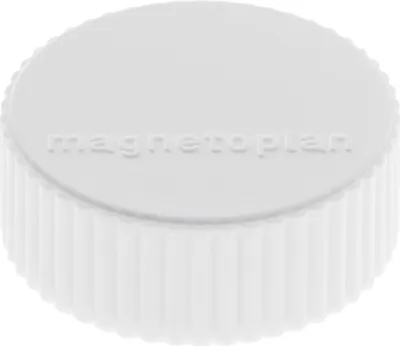 Image de magnetoplan Discofix aimant rond "magnum", blanc