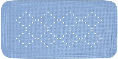 Produktbild von Spirella Badewannenmatte Alaska (91 x 36 cm, Hellblau)