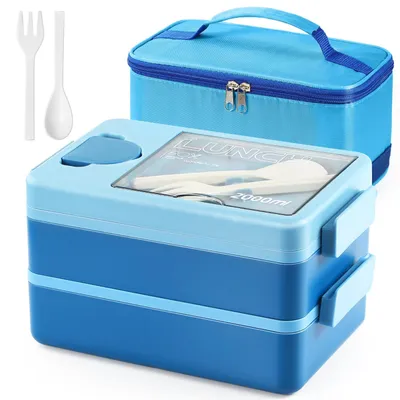 Bento Lunchbox 2000 ml BPA-frei 2-teilig