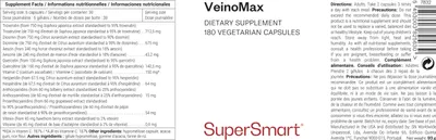 Produktbild von SuperSmart VeinoMax  Dietary Supplement - 180 Vegi-Kaps