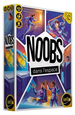 Productafbeelding van IELLO Noobs – In de ruimte – Franse versie – Een coöperatief communicatiespel