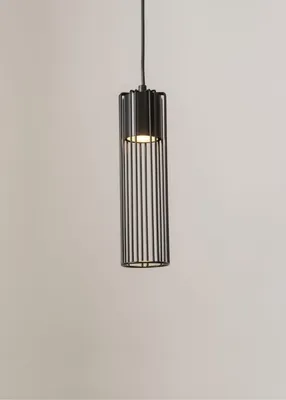 Obrázok produktu pre Priemyselné čierne dekoratívne závesné svietidlo Fobia 1xGU10 25W Sigma Lighting