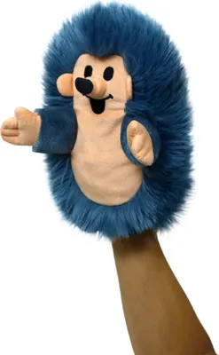Obrázek produktu pro Maňásek na ruku Krteček 23 cm modrý, 20905B