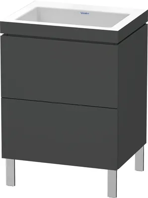 Produktbild von Duravit Duravit Waschtischunterbau L-CUBE WT Vero Air 698x600x480mm o HL grap ma