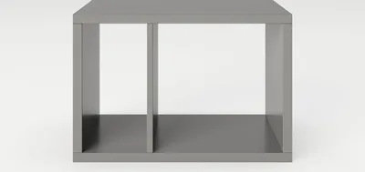 Produktbild von Fortuna - Beistelltisch, Nachtisch, Regal, Couchtisch, 2 Fächer,asymmetrische Aufteilung