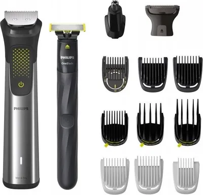 Zdjęcie produktu dla 15w1 TRYMER + ONEBLADE PHILIPS Golarka ZESTAW WIELOFUNKCYJNY Gniazdo ETULE