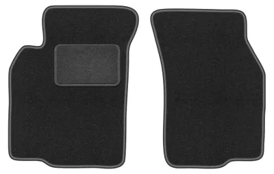 Obrázok produktu pre Predné velúrové koberce pre: Mitsubishi Colt V (CJ0) 1996-2003 (hatchback) – 2 ks, grafitové, na mieru – Wielganizator LUX