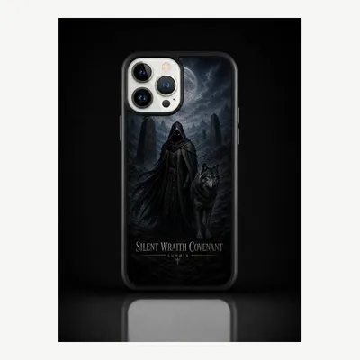Produktbild von iPhone 13 Pro Max Hülle Handyhülle Schutzhülle Case mit Schattengeist Motiv – LUNØIR ©