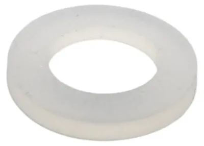 Produktbild von 10 Stück Flachdichtung Silikon, 2 mm, transparent 1/2 Zoll