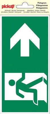 Image de Pictogramme déco sortie de secours droite - Pickup