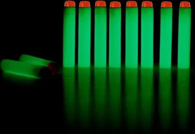 Immagine prodotto di CHPN – Dardi – Dardi fluorescenti al buio – Proiettili – Frecce – Dardi – Dardi per pistole Nerf – Fluorescenti al buio – Dardi luminosi – Confezione da 10 pezzi