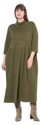 Immagine prodotto di Ulla Popken: Abbigliamento donna, taglie forti, abito in jersey con inserti