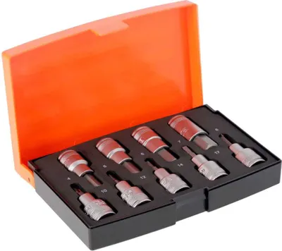 Produktbild von Bahco S9hex 1/2´´ Allen-bit-satz 9 Stücke Orange  Orange One Size
