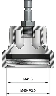 Zdjęcie produktu dla BGS technic Adaptor 22 for BGS 8027, 58 g