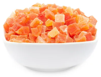 Produktbild von CrackersCompany Papaya-Würfel (Papaya Cube), Vorratspackung 5 kg