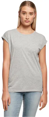 Produktbild von Build Your Brand Damen T-Shirt Ladies Extended Shoulder Tee, lang geschnittenes