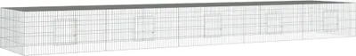 Immagine prodotto di vidaXL Gabbia per conigli 5 pannelli 541x109x54 cm Ferro zincato