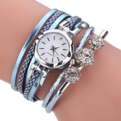 Produktbild von Yoko Uhr - Türkis: Elegante Damenarmbanduhr mit Zirkonen KP13042