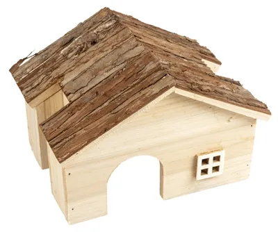Obrázek produktu pro DUVO+ Domeček dřevěný pro drobné hlodavce   22x18x15cm, 65364960