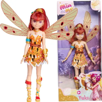 Produktbild von Mia and me Fee Yuko Puppe mit beweglichen Flügeln Mia and me 23 cm