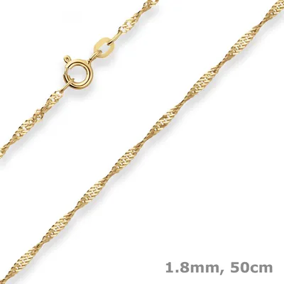 1-8mm-Singapurkette-aus-333-Gelbgold-50cm