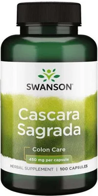 Immagine prodotto di Cascara Sagrada 450 mg 100 Capsule Swanson Health Products