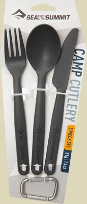 Produktbild von Sea To Summit Camp Set Charcoal Campingbesteck