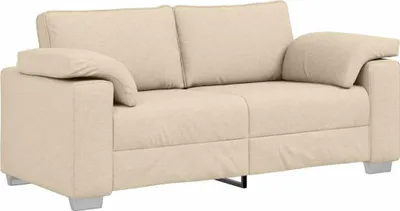 Obrázok produktu pre vidaXL Pohovka krémová 180 x 80 x 82 cm látková