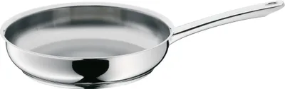 Produktbild von WMF Profi Bratpfanne Edelstahl 24 cm Induktion, Edelstahlpfanne unbeschichtet, Cromargan Edelstahl, backofenfest