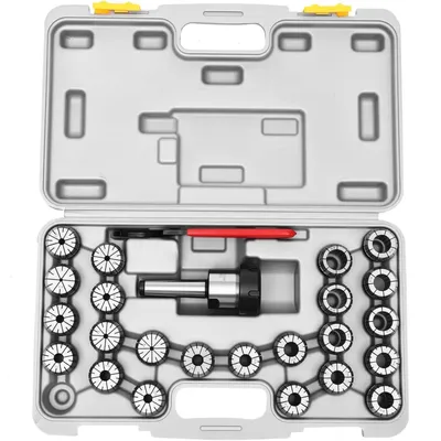 Obrázok produktu pre Upínacia hlava M12 MK3 – upínací rozsah 4–26 mm – presnosť 0,001 mm – pre frézovací stroj a CNC gravírovačku – prírubový systém MK3