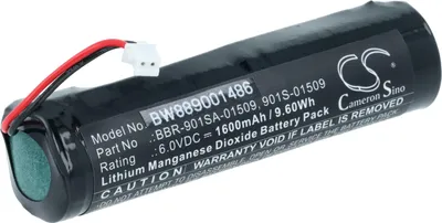 Produktbild von vhbw Batterie kompatibel mit Ocean Signal rescueMe AIS-MOB1 Notrufsender (1600 mAh, 6 V, Li-Mn)