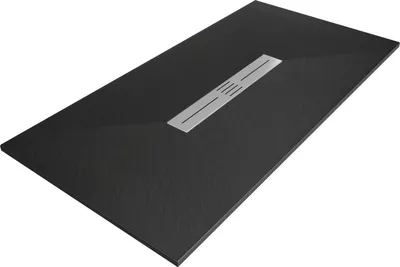 Produktbild von Mexen Toro rechteckige Duschwanne SMC 180 x 90 cm, Schwarz - 43709018