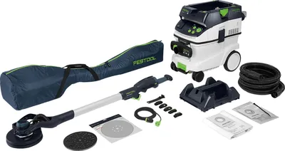 Immagine prodotto di Set di levigatrici e aspirapolvere a collo lungo Festool Set PLANEX LHS 2-M 225 EQ/CTM 36
