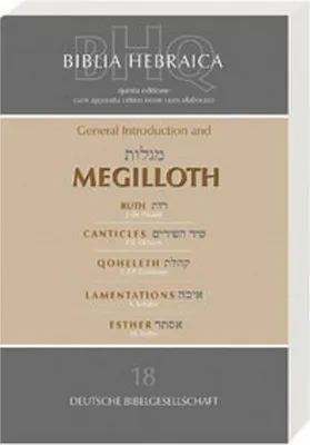 Image de Biblia Hebraica Quinta (BHQ)