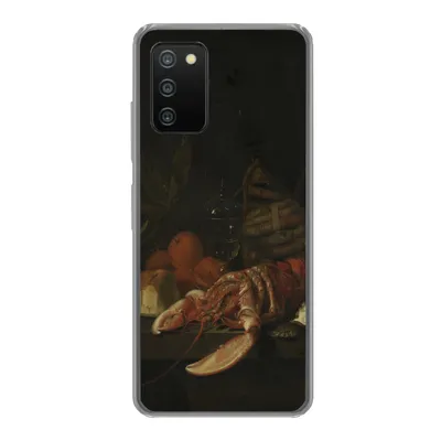 Produktbild von MuchoWow® Handyhülle Schutzhülle Hülle für Samsung Galaxy A03s Stilleben - Gemälde von Jan Davidsz. de Heem Silikon Softcase Handy Hülle - Schutz