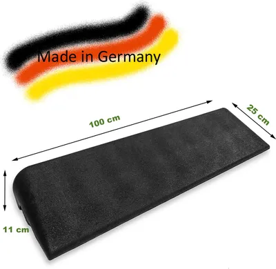 Produktbild von Terrasoft 1 x XL Bordsteinrampe 100x25x11cm Rollstuhlrampe