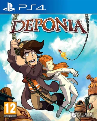 Zdjęcie produktu dla Daedalic Entertainment Deponia, PlayStation 4, Powyżej 13 lat, Nośnik fizyczny
