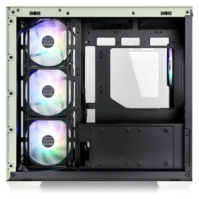 Produktbild von Thermaltake View 380 TG ARGB Matcha Green, Midi Tower, PC, Grün, ATX, micro ATX, Mini-ITX, SPCC, Gehärtetes Glas, Gaming
