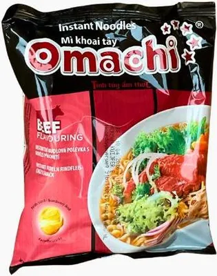 Zdjęcie produktu dla Makaron ziemniaczany OMACHI z wołowiną w stylu „Mì Bò” 79 g