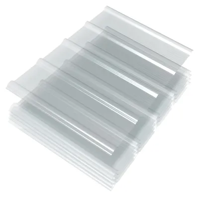 Produktbild von Ikodm 5er Set FRP Lichtplatten 90x60 cm, 1 mm Trapez-Wellplatten klar, UV-Schutz, hagelfest & wetterfest, inkl. Schrauben für Terrassendach Carport