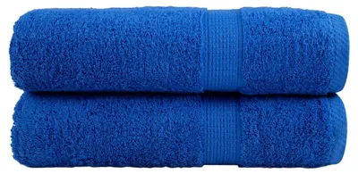Zdjęcie produktu dla Ręczniki vidaXL Premium SOLUND, 2 szt., niebieskie, 50 x 100 cm, 600 g/m²