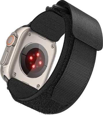 Immagine prodotto di FORCELL F-DESIGN FA05 cinturino in nylon per APPLE Watch 42 / 44 / 45 / 49 mm nero