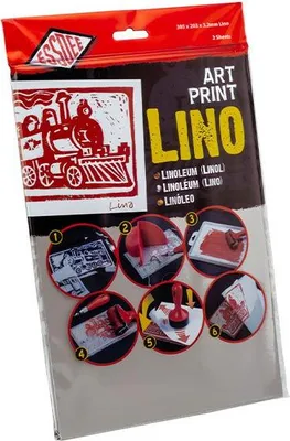 Produktbild von Essdee Lino Schneidematerial 203x305x3,2 mm Set mit 2 Platten