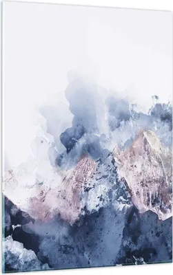 Produktbild von Bilder auf glas - Einteilig - Abstraktion modern - 50x70cm - Glasbilder - Wandbilder - Bilder - zum Aufhängen bereit - Wanddekoration aus Glas - Glas Bilder - Wandbild auf Glas - GPA50x70-3886