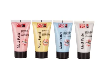 Produktbild von Marabu Creabox Acrylfarben 309504 Matt Pastel
