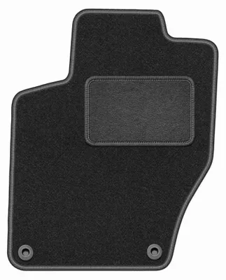 Image de Tapis conducteur en moquette pour Citroen C4 II 2010-2018 (à hayon/break) – 1 pièce, gris graphite, sur mesure – Wielganizator LUX