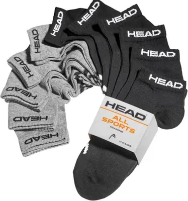 Produktbild von Socken Head Elements Sneaker Socken 11er-Pack Schwarz-Grau Melange Mix 39-42