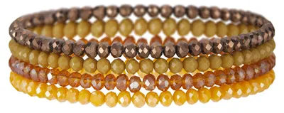 Productafbeelding van FULU Herfstcollectie: Damesarmband met kristallen en parels, meerlagige armband met steentjes, bohemien stijl
